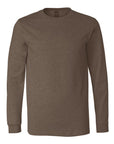 BELLA + CANVAS Heather CVC Long Sleeve Tee 3501CVC