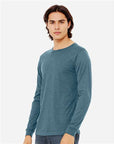 BELLA + CANVAS Heather CVC Long Sleeve Tee 3501CVC