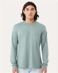 BELLA + CANVAS Heather CVC Long Sleeve Tee 3501CVC