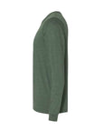 BELLA + CANVAS Heather CVC Long Sleeve Tee 3501CVC