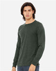 BELLA + CANVAS Heather CVC Long Sleeve Tee 3501CVC