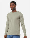 BELLA + CANVAS Heather CVC Long Sleeve Tee 3501CVC