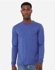BELLA + CANVAS Heather CVC Long Sleeve Tee 3501CVC