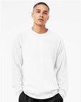 BELLA + CANVAS Unisex Sponge Fleece Raglan Crewneck Sweatshirt 3901