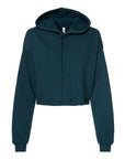 BELLA + CANVAS Women's Crop Fleece Hoodie Sweatshirt 7502
