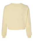 BELLA + CANVAS Women's Crop Raglan Crewneck Sweatshirt 7505