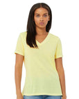 BELLA + CANVAS Women's Relaxed Triblend V-Neck Tee 6415