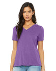 BELLA + CANVAS Women's Relaxed Triblend V-Neck Tee 6415