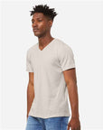 BELLA + CANVAS Unisex Heather CVC V-Neck Tee 3005CVC