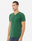 BELLA + CANVAS Unisex Heather CVC V-Neck Tee 3005CVC