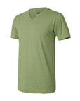 BELLA + CANVAS Unisex Heather CVC V-Neck Tee 3005CVC