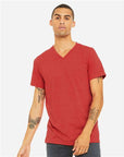 BELLA + CANVAS Unisex Heather CVC V-Neck Tee 3005CVC