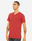 BELLA + CANVAS Unisex Heather CVC V-Neck Tee 3005CVC
