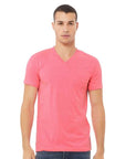 BELLA + CANVAS Unisex Heather CVC V-Neck Tee 3005CVC
