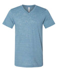 BELLA + CANVAS Unisex Textured Jersey V-Neck Tee 3655