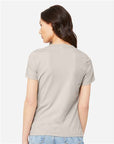 BELLA + CANVAS Women's Relaxed Heather CVC V-Neck Tee 6405CVC