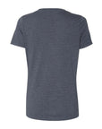 BELLA + CANVAS Women's Relaxed Heather CVC V-Neck Tee 6405CVC