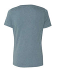 BELLA + CANVAS Women's Relaxed Heather CVC V-Neck Tee 6405CVC