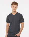 Tultex Men's Poly-Rich V-Neck T-Shirt 207