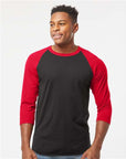 Tultex Unisex Fine Jersey Raglan T-Shirt 245