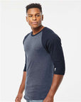 Tultex Unisex Fine Jersey Raglan T-Shirt 245