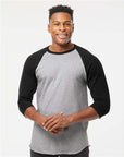 Tultex Unisex Fine Jersey Raglan T-Shirt 245
