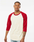 Tultex Unisex Fine Jersey Raglan T-Shirt 245