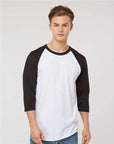 Tultex Unisex Fine Jersey Raglan T-Shirt 245