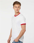 Tultex Unisex Fine Jersey Ringer T-Shirt 246