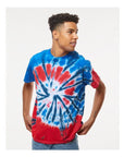 Colortone Unisex Multi-Color Tie-Dyed T-Shirt 1000