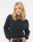 Independent Trading Co. Women's Lightweight Crop Crewneck Sweatshirt AFX24CRP