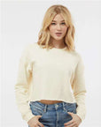 Independent Trading Co. Women's Lightweight Crop Crewneck Sweatshirt AFX24CRP