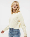 Independent Trading Co. Women's Lightweight Crop Crewneck Sweatshirt AFX24CRP