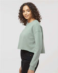 Independent Trading Co. Women's Lightweight Crop Crewneck Sweatshirt AFX24CRP