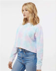 Independent Trading Co. Women's Lightweight Crop Crewneck Sweatshirt AFX24CRP