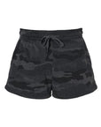 Independent Trading Co. Women’s Lightweight California Wave Wash Fleece Shorts PRM20SRT