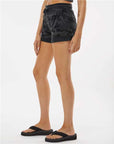 Independent Trading Co. Women’s Lightweight California Wave Wash Fleece Shorts PRM20SRT