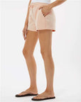 Independent Trading Co. Women’s Lightweight California Wave Wash Fleece Shorts PRM20SRT
