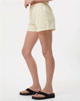 Independent Trading Co. Women’s Lightweight California Wave Wash Fleece Shorts PRM20SRT