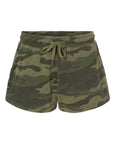 Independent Trading Co. Women’s Lightweight California Wave Wash Fleece Shorts PRM20SRT