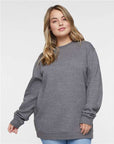 LAT Unisex Elevated Fleece Crewneck Sweatshirt 6925