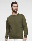LAT Unisex Elevated Fleece Crewneck Sweatshirt 6925