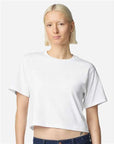 American Apparel Women's Fine Jersey Boxy Tee 102