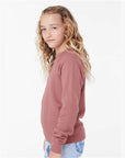 BELLA + CANVAS Youth Sponge Fleece Crewneck Sweatshirt 3901Y
