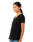 BELLA + CANVAS Women's Relaxed Heather CVC V-Neck Tee 6405CVC