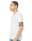 BELLA + CANVAS Unisex Heather CVC V-Neck Tee 3005CVC