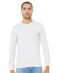 BELLA + CANVAS Heather CVC Long Sleeve Tee 3501CVC