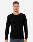BELLA + CANVAS Heather CVC Long Sleeve Tee 3501CVC