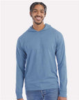 ComfortWash by Hanes Unisex Garment-Dyed Jersey Hooded Long Sleeve T-Shirt GDH280