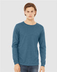 BELLA + CANVAS Heather CVC Long Sleeve Tee 3501CVC